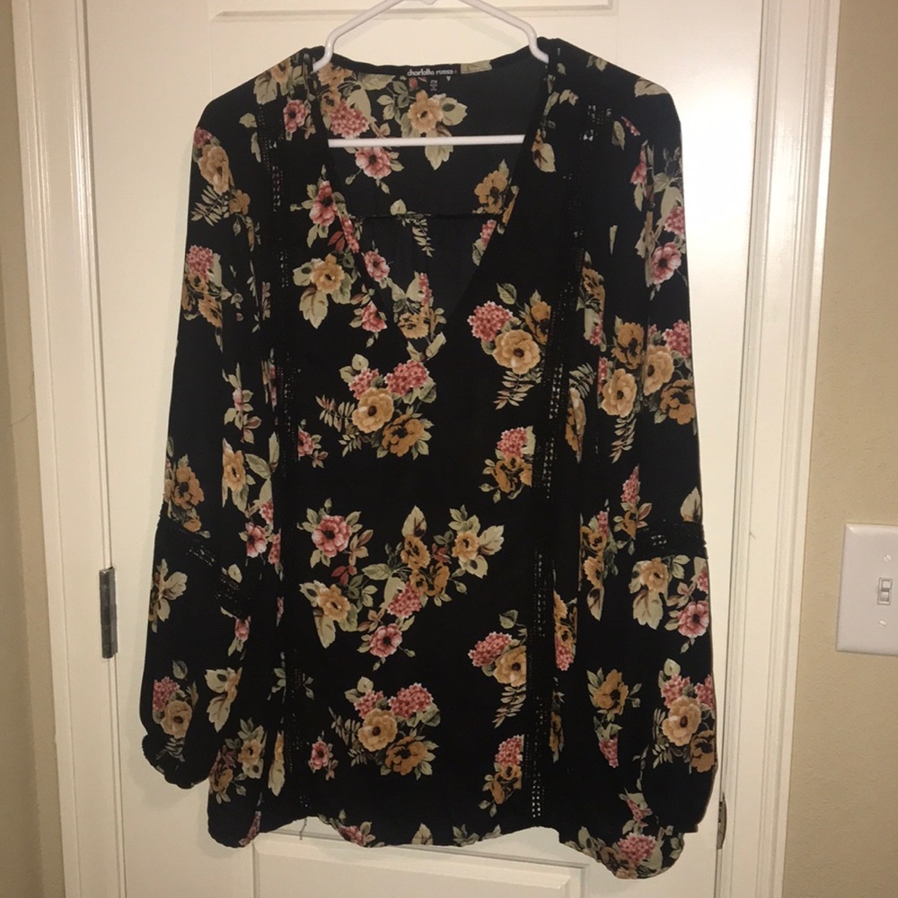 Flowered blouse